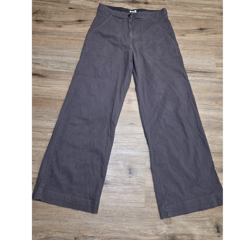 EUC Bridge & Burn 26 Wide leg Gladstone Pants High Rise Twill